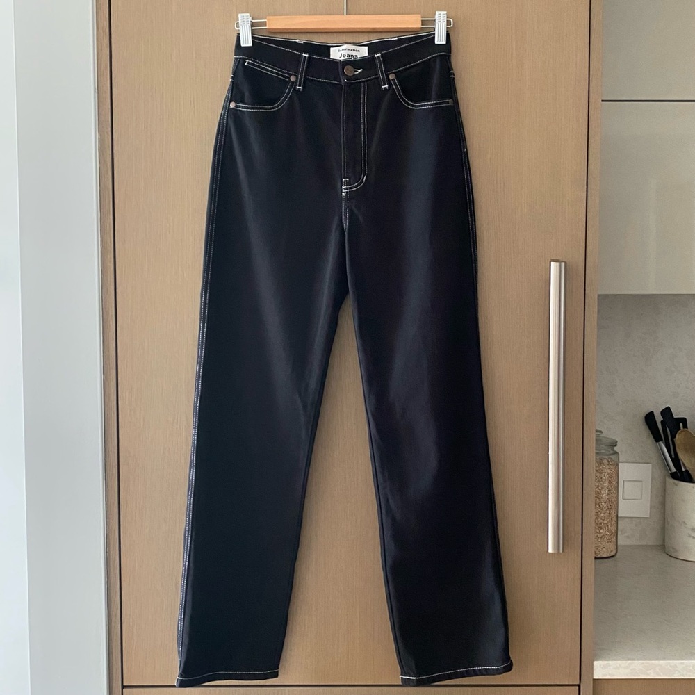Reformation Cowboy High Rise Straight Jeans